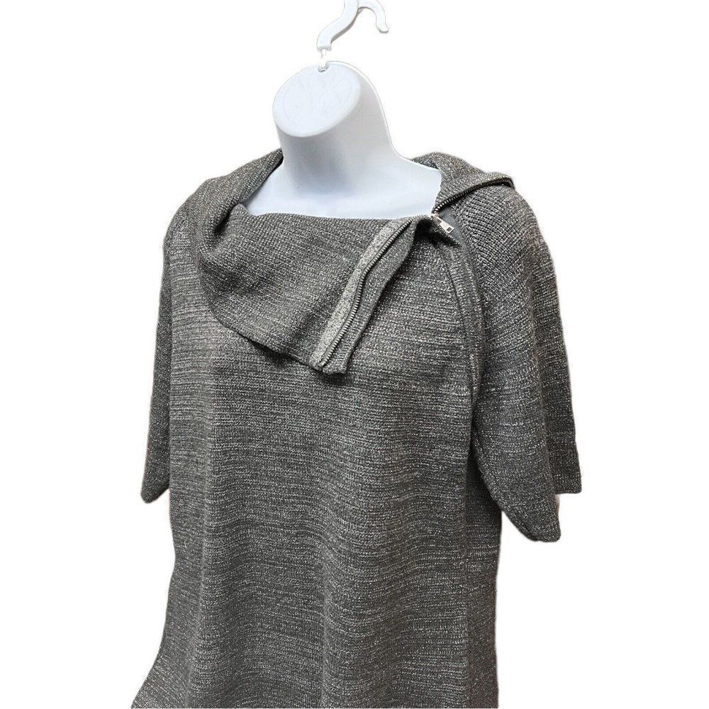 Liz Clairborne Women’s XL‎ Shawl Neck Sweater Dress Zipper Thick Warm Layer Fall